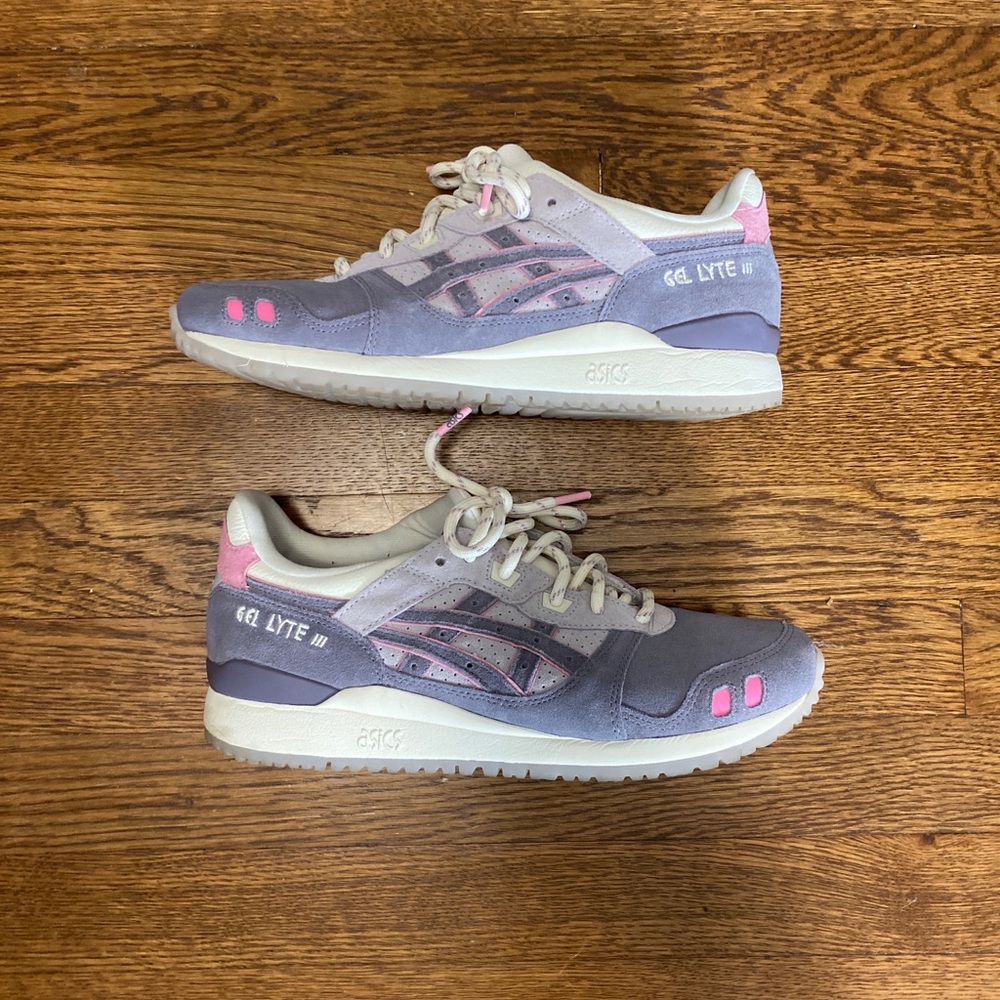 END. x ASICS “Pearl” Gel Lyte III Size 8 USED